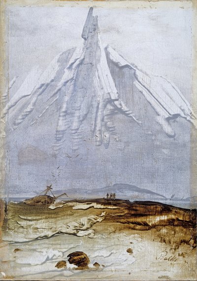 Paisaje costero con pecio de Peder Balke