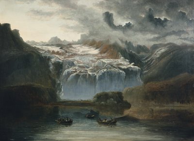 Glaciar de Jostedals (óleo sobre lienzo) de Peder Balke