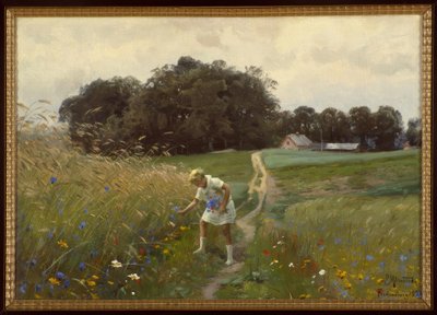 El ramo de pradera de Peder Monsted