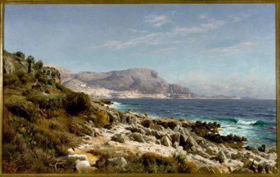 Costa cerca de Monte Carlo de Peder Monsted