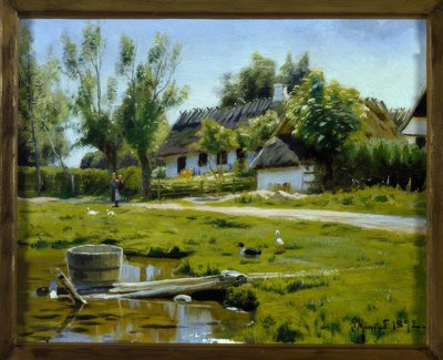 Idilio campestre de Peder Monsted