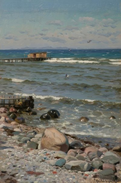 En la playa de Peder Monsted