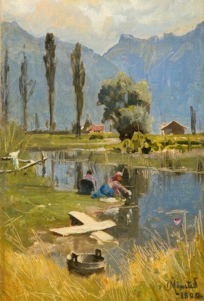 Día de lavado de Peder Monsted