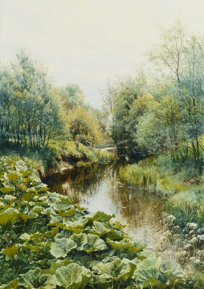 Día de verano en el arroyo de Peder Monsted