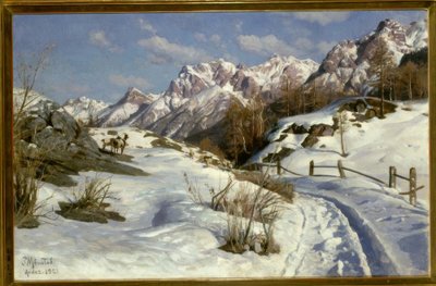 Invierno en Engadina de Peder Monsted