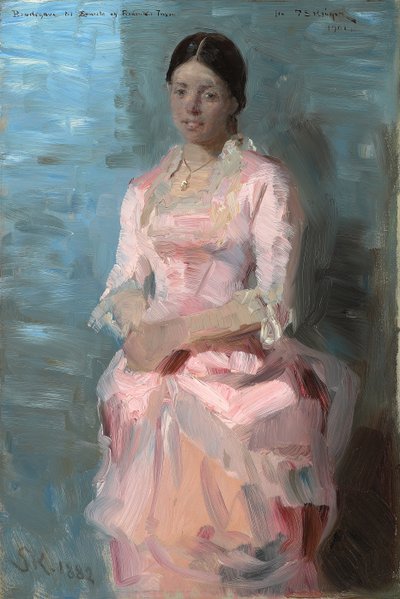 Retrato de Frederikke Tuxen, 1882 de Peder Severin Krøyer