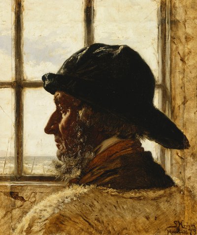 El viejo pescador, 1873 de Peder Severin Krøyer