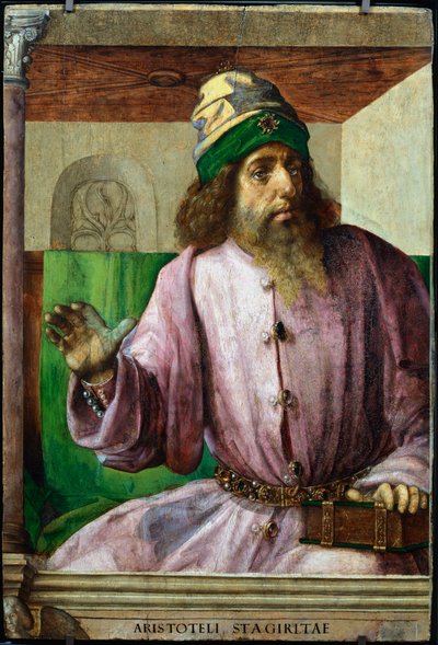 Aristóteles, filósofo y científico griego antiguo, c1470-c1504 de Pedro Berruguete