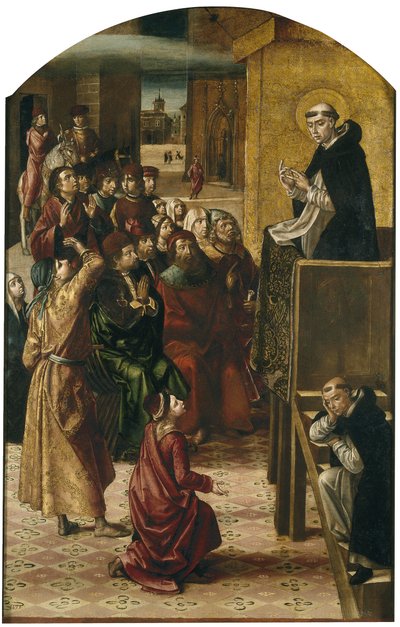 El milagro de la nube de Pedro Berruguete