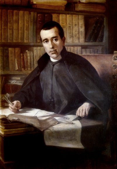 Retrato del filósofo y sacerdote español Jacques Balmes i Urpia (1810-1848), finales del siglo XIX (óleo sobre lienzo) de Pedro Borrell y del Caso