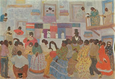 Bailarines en Haití de Pedro Figari