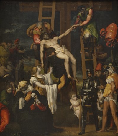 El Descendimiento de la Cruz, 1547 de Pedro Machuca