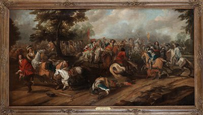 La Batalla de Breitenfeld (o Batalla de Leipzig, Alemania de Peeter Snayers