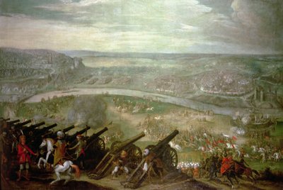 El asedio de Viena por Suleimán en 1529 de Peeter Snayers