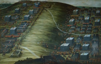 La batalla de Weissemberg, 8 de noviembre de Peeter Snayers