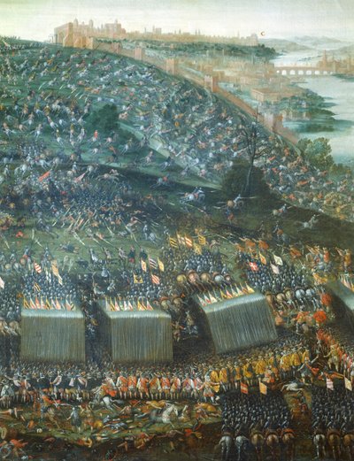 La batalla de Weissemberg, 8 de noviembre de Peeter Snayers