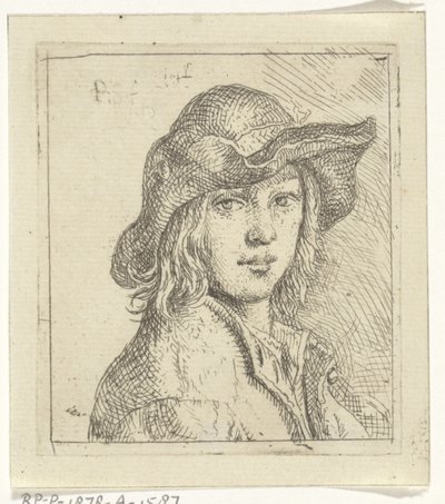 Busto de joven con sombrero de Peeter Snijers