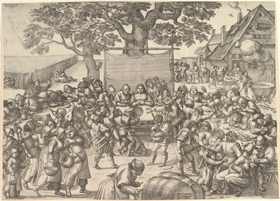 Boda campesina de Peeter van der Borcht