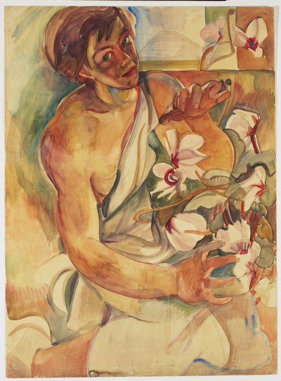 Pegi con Cyclamens de Pegi Nicol Macleod