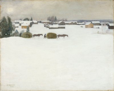 Carga de heno de Pekka Halonen