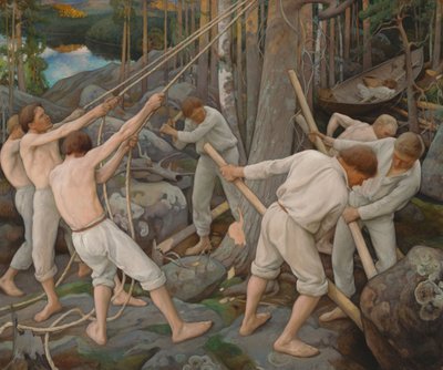 Pioneros en Carelia de Pekka Halonen