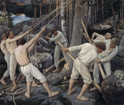 Pioneros en Carelia de Pekka Halonen