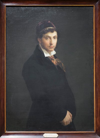 Autorretrato, según Pelagio Pelagi (óleo sobre lienzo) de Pelagio (after) Palagi
