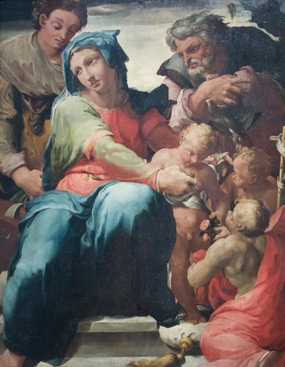 La Sagrada Familia con Santa Catalina de Alejandría de Pellegrino Tibaldi