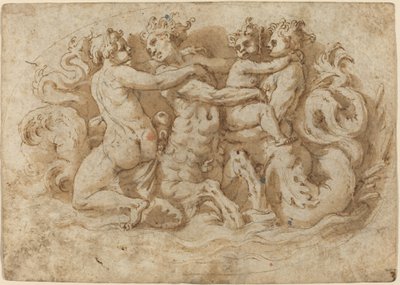 Tritones y ninfas de Pellegrino Tibaldi