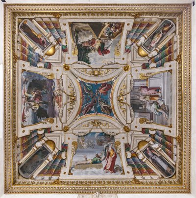 Bóveda con episodios de la Odisea, Habitación de Ulises de Pellegrino Tibaldi