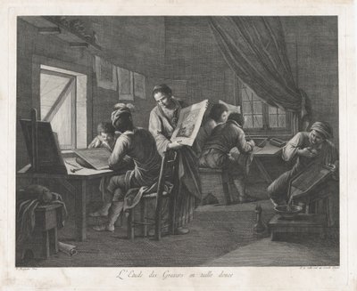 El Taller de Grabado, 1750-1800 de Pellegrino dal Colle