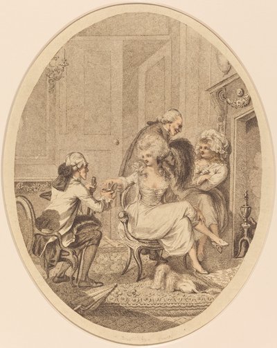 El hogar francés de Peltro William Tomkins
