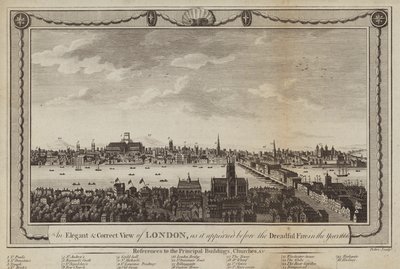 Vista de Londres de Peltro William Tomkins