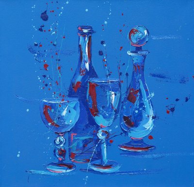 Naturaleza muerta en azul, 2005 de Penny Warden