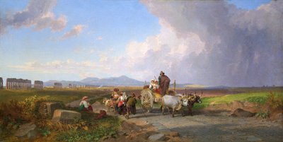 Escena en la Campagna romana de Penry Williams