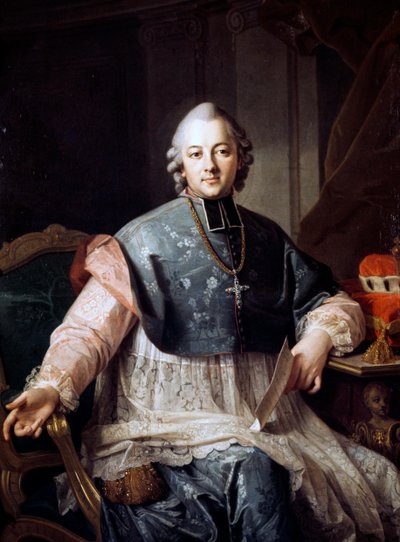 Retrato de Ignacy Krasicki de Per Krafft