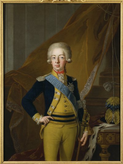 Retrato de Gustavo IV Adolfo de Suecia (1778-1837) de Per Krafft