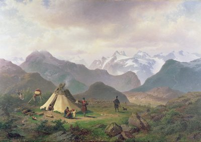 Motivo de Kvikkjokk, 1862 de Per Daniel Holm