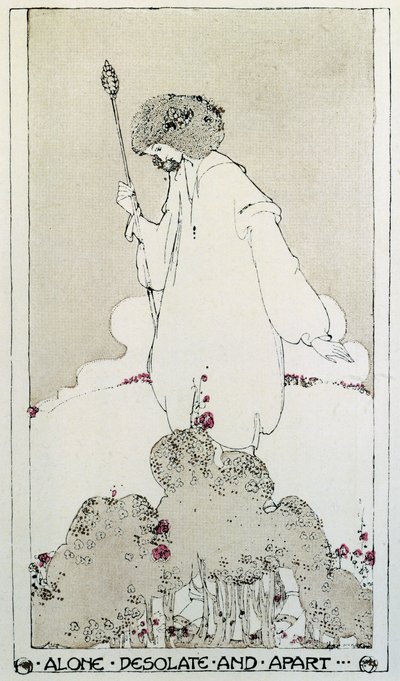 Ilustración para el poema Adonais, Elegía sobre la muerte de John Keats de Percy Bysshe Shelley