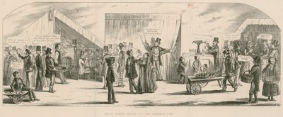 Feria de Bartholomew, Londres: Domingo antes de la feria, Greenwich de Percy Cruikshank