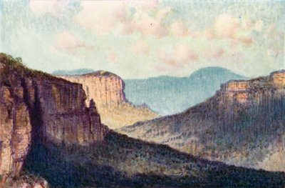 La barrera de las Montañas Azules de Percy F.S. (after) Spence