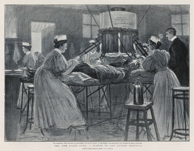 La nueva cura de luz: Un boceto en el Hospital de Londres de Percy F.S. Spence