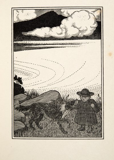 Un niño salvado, de Cien anécdotas de animales, pub. 1924 de Percy J. Billingshurst