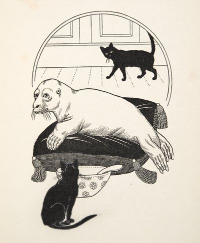 Una foca domesticada, de Cien anécdotas de animales, pub. 1924 de Percy J. Billingshurst