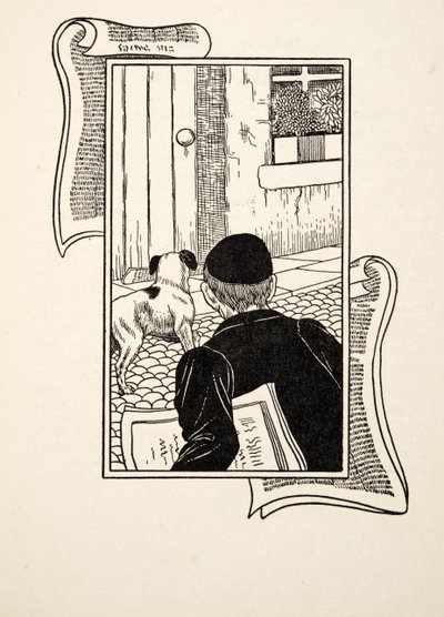 Un vendedor de noticias extraordinario, de Cien anécdotas de animales, pub. 1924 de Percy J. Billingshurst