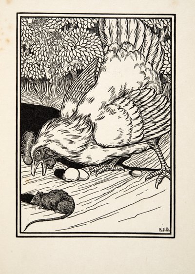 Un cazador de ratones extraño, de Cien anécdotas de animales, pub. 1924 de Percy J. Billingshurst
