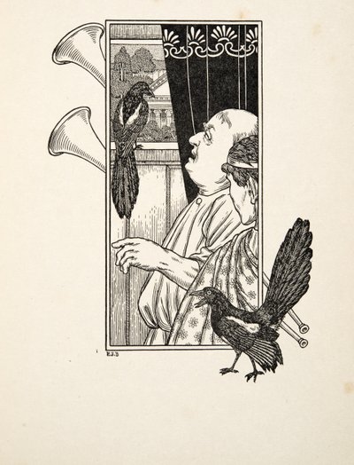 Estudiando, de Cien anécdotas de animales, pub. 1924 de Percy J. Billingshurst