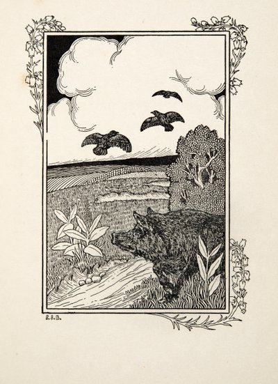 El cerdo señalador, de Cien anécdotas de animales, pub. 1924 de Percy J. Billingshurst