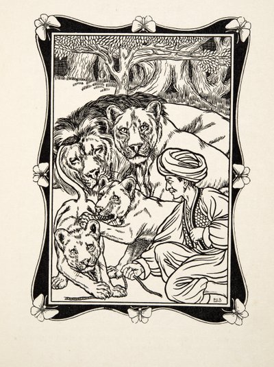 Los Derechos de la Hospitalidad, de Cien Anécdotas de Animales, pub. 1924 de Percy J. Billingshurst