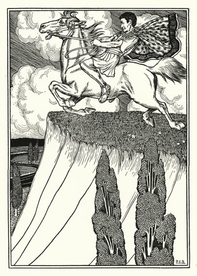 La muerte de Antíoco Vencedor (litografía) de Percy James Billinghurst